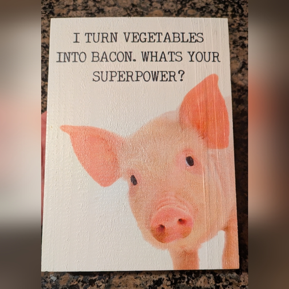 Adorable Pink Piglet Art Poster